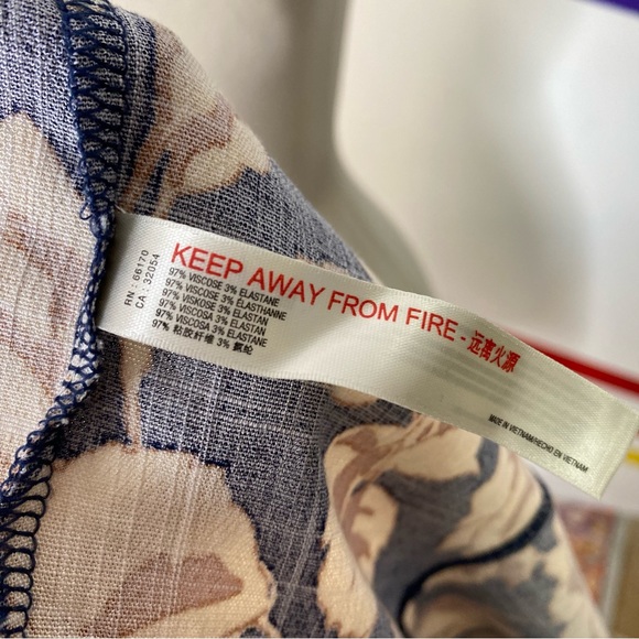 NEW Free People floral open back mini dress size medium - Picture 3 of 5